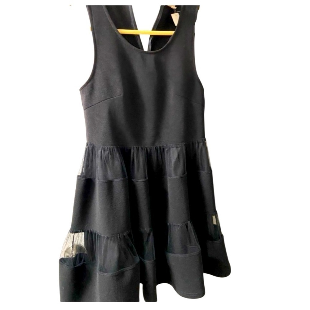 Just me Womens black dress small